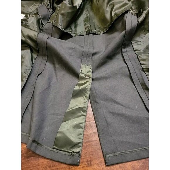 Vintage Army Issued Patch Jacket 38 Reg Dress Uniform Dark Green USA Gold Button - Picture 8 of 9